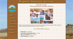 Desktop Screenshot of marsingdisasterauction.org